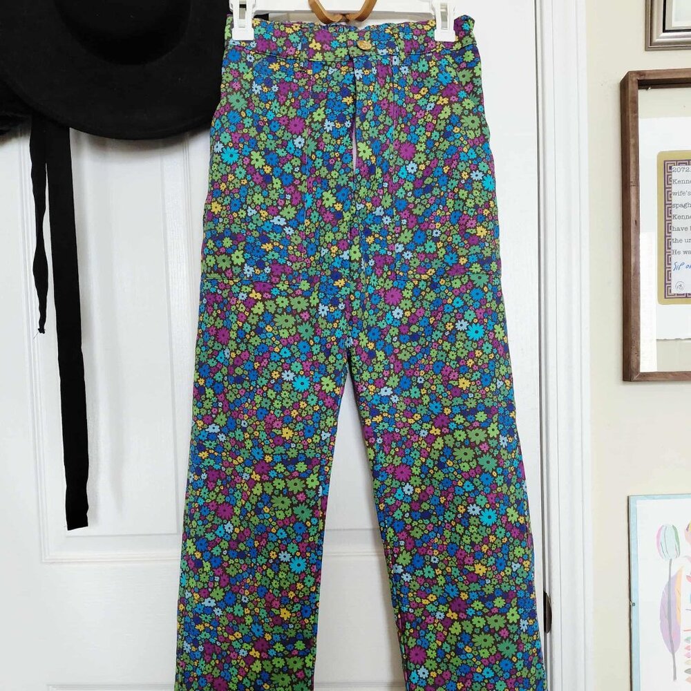 Big Bud Press Work Pants Floral Pattern